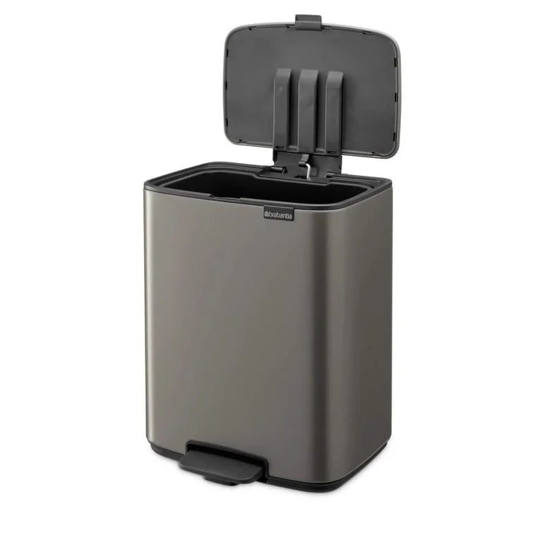 Waste Bin Brabantia Bo Pedal 12L, Platinum