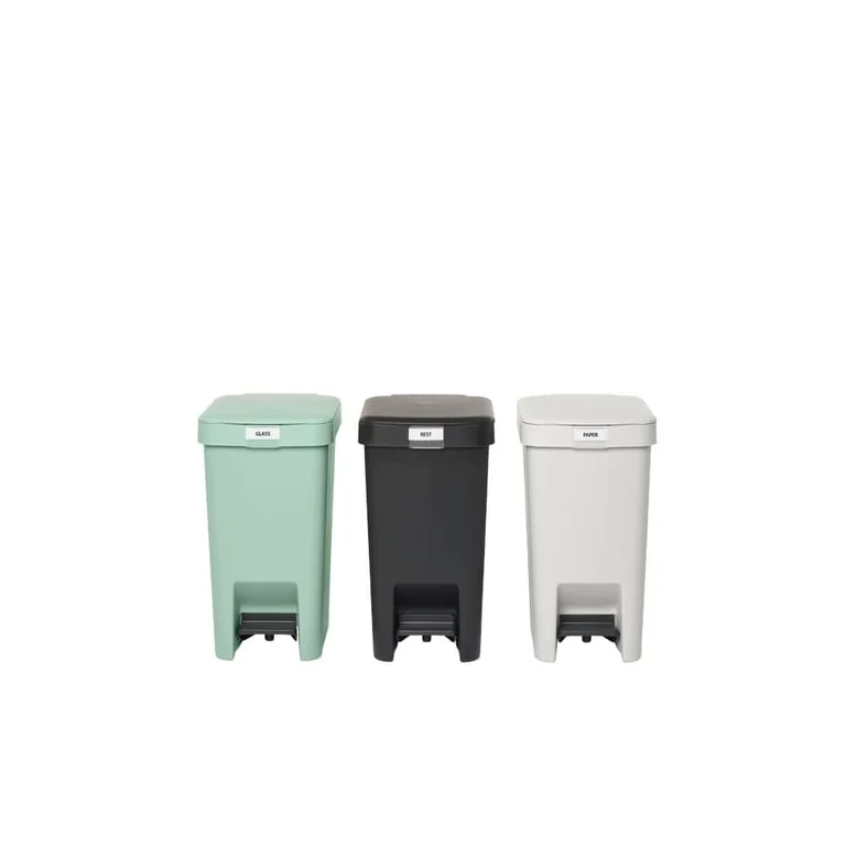 Coș de gunoi cu pedală Brabantia StepUp 10L, Light Grey