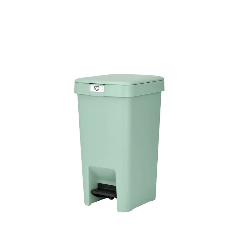 Coș de gunoi cu pedală Brabantia StepUp 10L, Jade Green