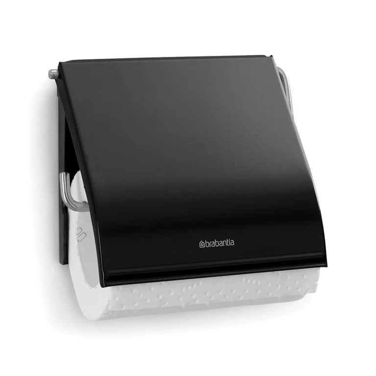 Suport pentru hârtie igienică Brabantia ReNew Matt Black
