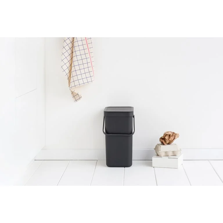 Coș de colectare selectivă Brabantia Sort&Go 12L, Dark Grey