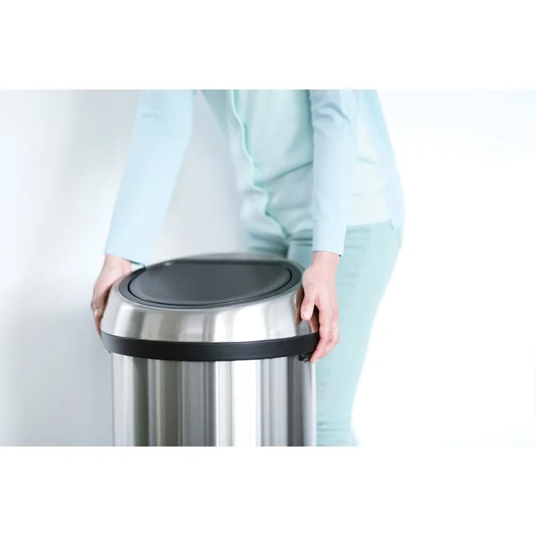 Coș de gunoi Brabantia Touch 60L, Platinum