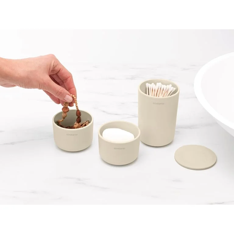 Set de depozitare Brabantia ReNew Soft Beige 3 bucăți