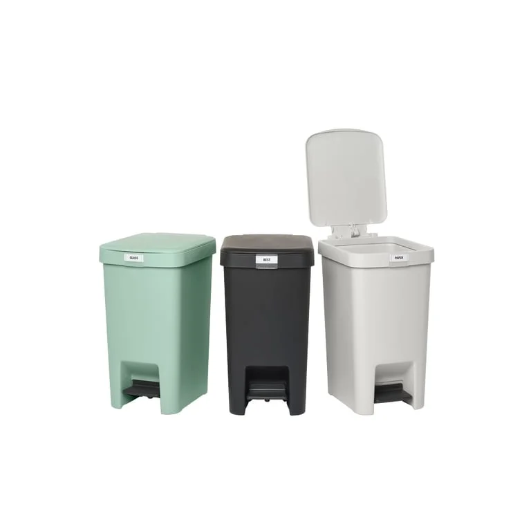 Coș de gunoi cu pedală Brabantia StepUp 16L, Dark Grey
