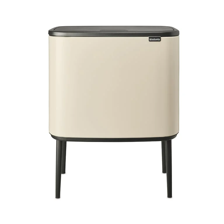 Coș de gunoi Brabantia Bo Touch 11+23L, Soft Beige