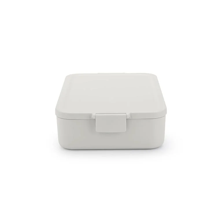 Cutie de prânz Brabantia Make&Take 2L, Light Grey, cu separatoare
