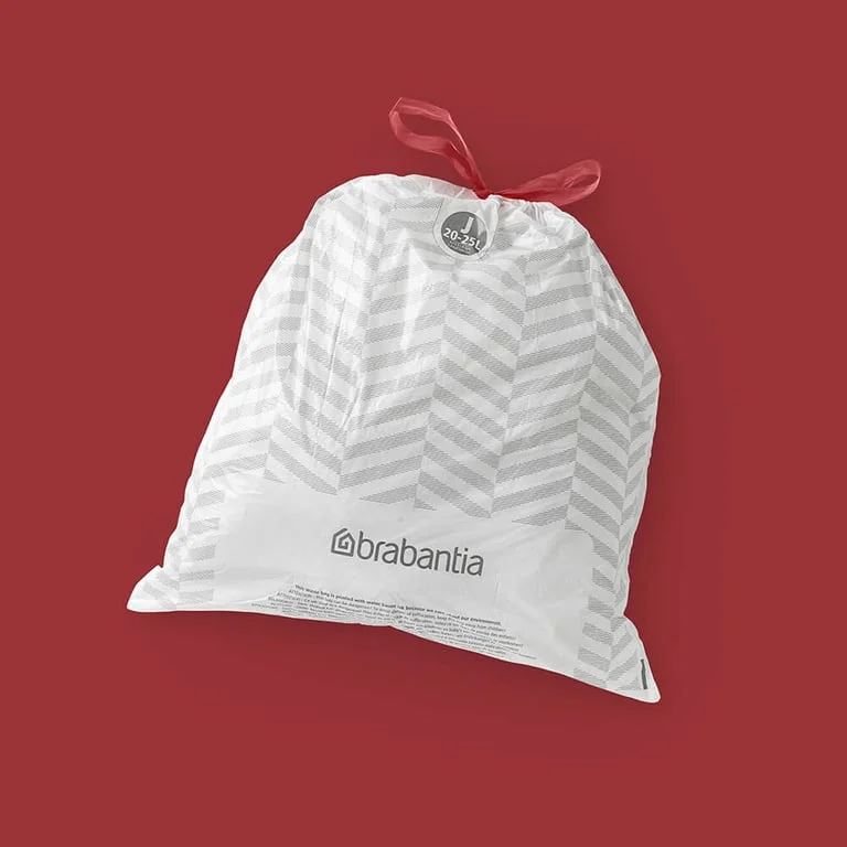 Saci de gunoi cu șnur Brabantia PerfectFit Sort&Go/Bo, cod J, 20-25L, 10 bucăți, rolă