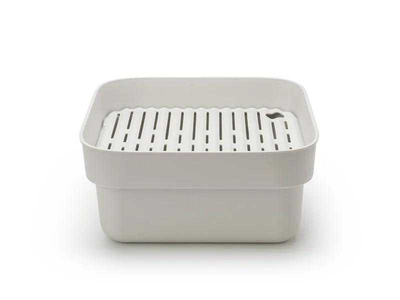 Washing Up Bowl with Drying Tray Brabantia, Light Grey
