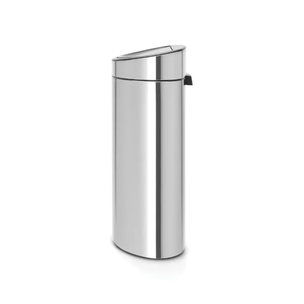 Coș de gunoi Brabantia Touch Recycle 23+10L, Matt Steel, Fingerprint proof
