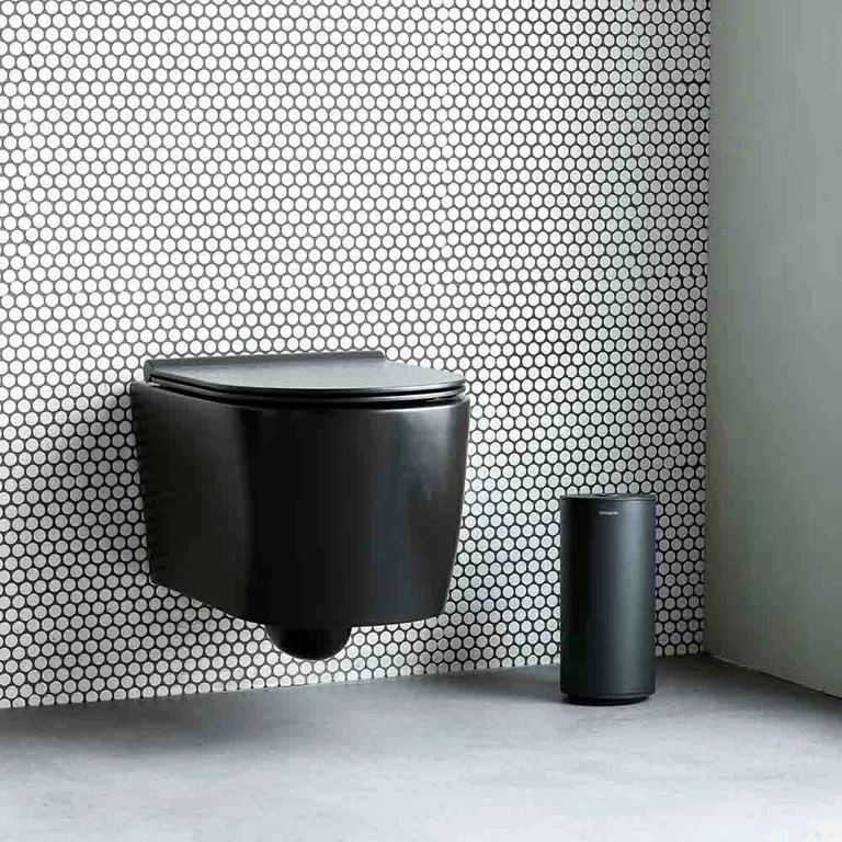 Suport pentru hârtie igienică de rezervă Brabantia MindSet Mineral Infinite Grey
