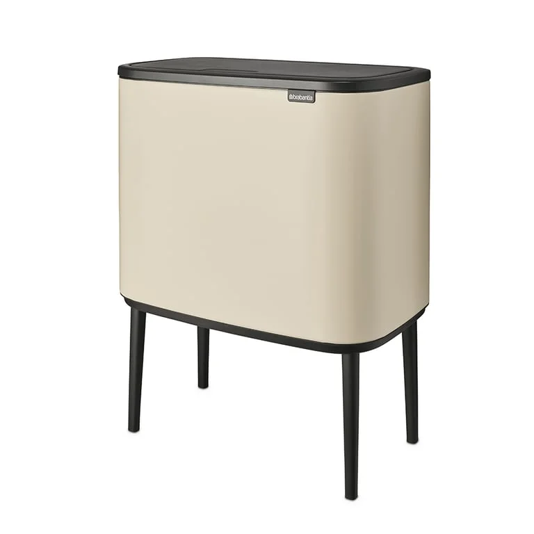 Coș de gunoi Brabantia Bo Touch 3x11L, Soft Beige