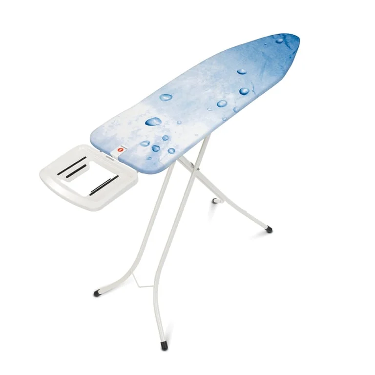 Masă de călcat Brabantia B 124x38cm cu suport solid pentru fier de călcat, Ice Water