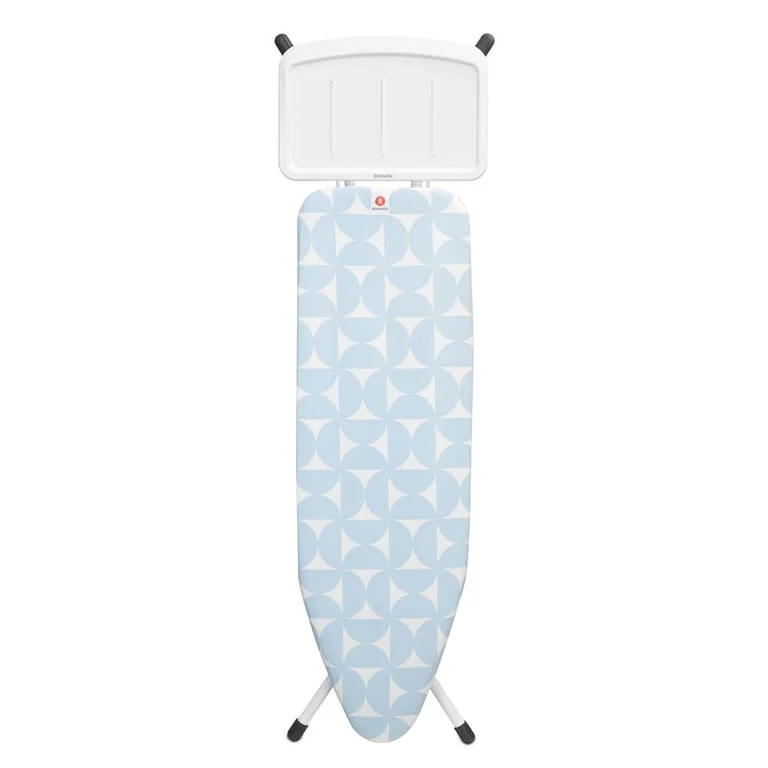Ironing Board Brabantia B 124x38cm, Solid Steam Unit Holder, Fresh Breeze