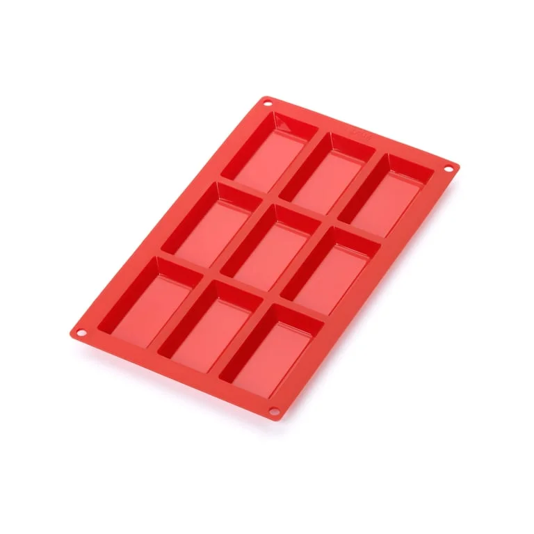 Financier Mould Lekue 30x17.5xH1.2cm, Silicone
