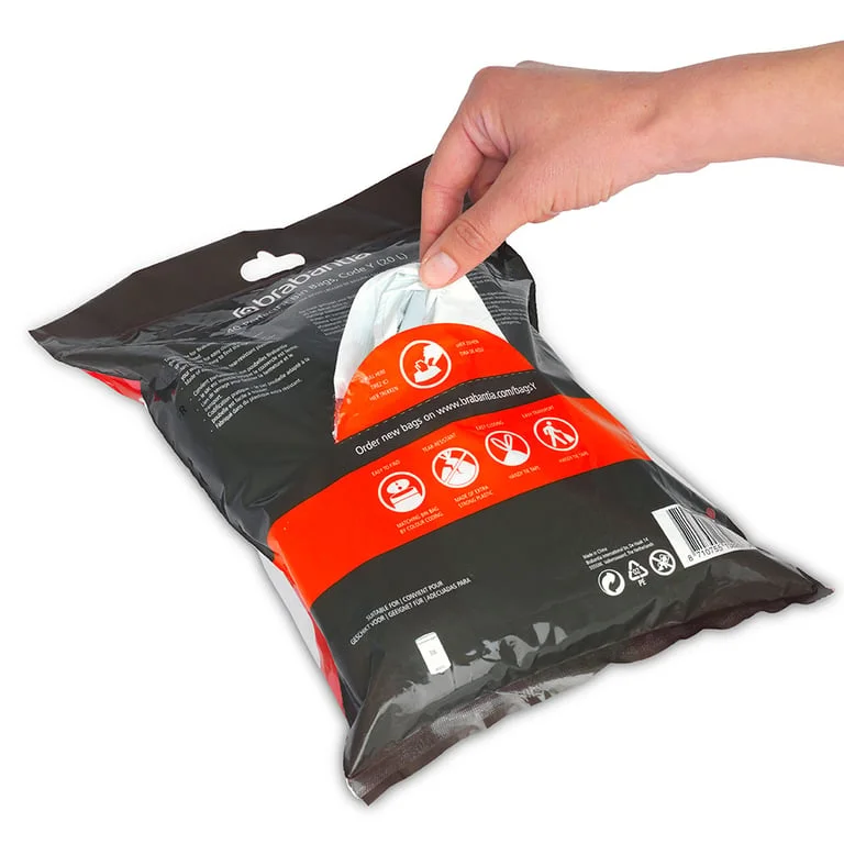 Saci de gunoi cu șnur Brabantia PerfectFit NewIcon N, cod Y, 20L, 40 bucăți, pachet