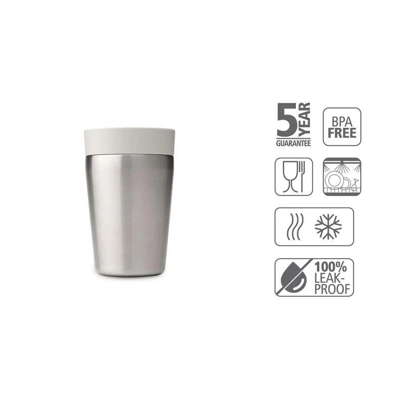 Cana termos Brabantia Make&Take 200ml Light Grey