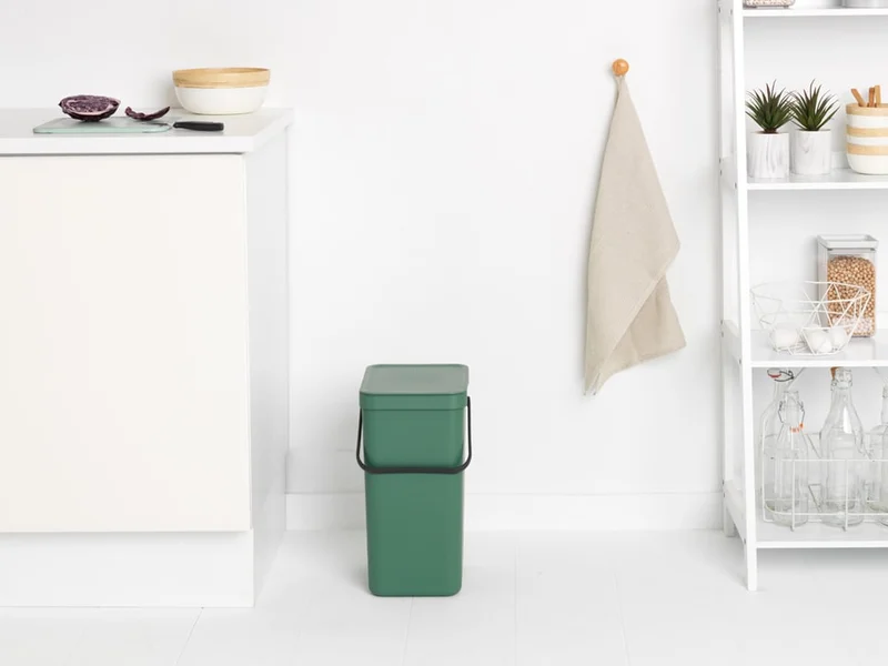 Coș de colectare selectivă Brabantia Sort&Go 16L, Fir Green