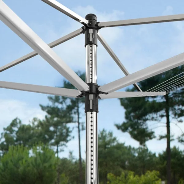Uscător de rufe exterior Brabantia Lift-O-Matic 60m, țepușă metalică de săpat, husă