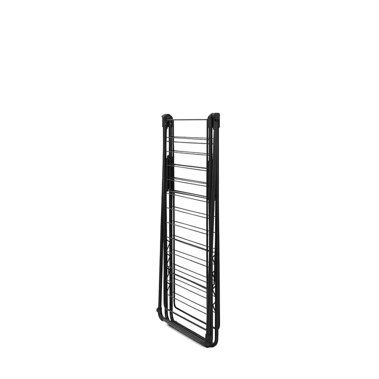Uscător de rufe Brabantia Hangon, 25m, tijă suplimentară, Matt Black