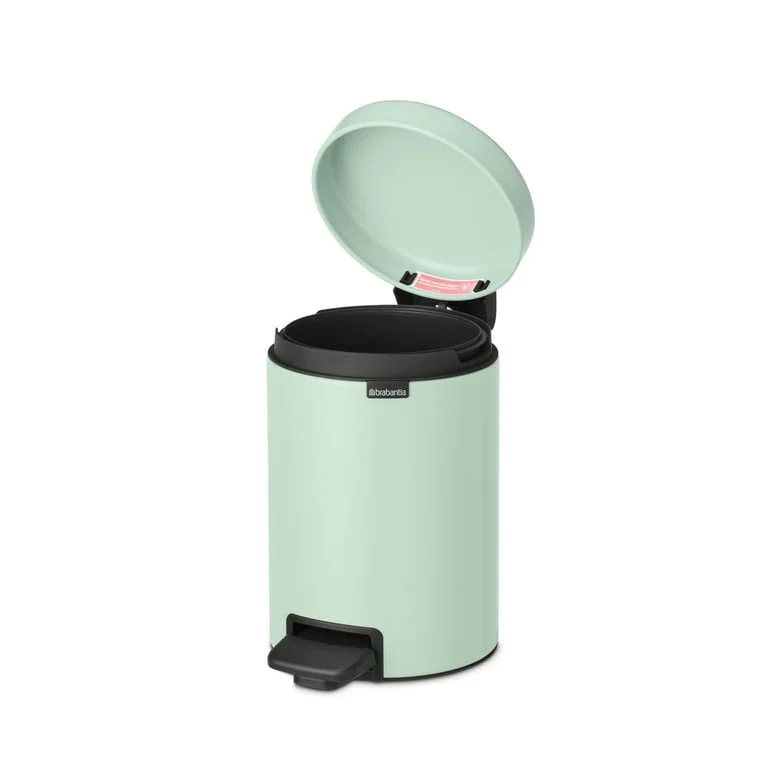 Coș de gunoi cu pedală Brabantia NewIcon 3L, Jade Green