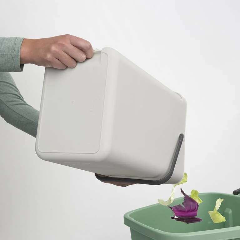 Coș de colectare selectivă Brabantia Sort&Go 16L, Light Grey