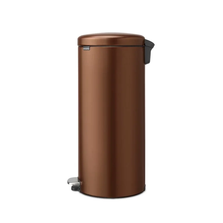 Coș de gunoi cu pedală Brabantia NewIcon 30L, Warm Bronze