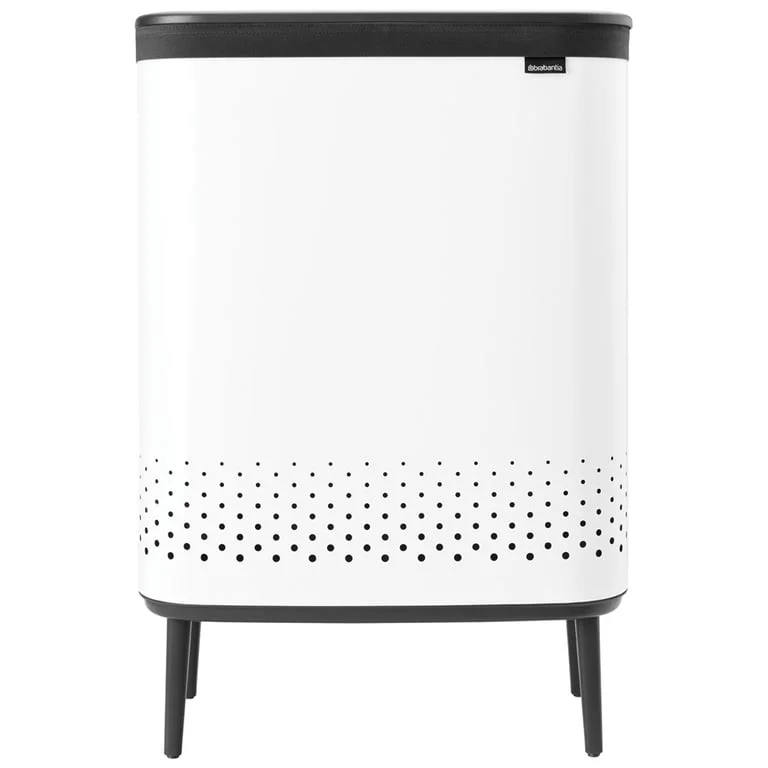 Laundry Bin Brabantia Bo, 2x45L, White