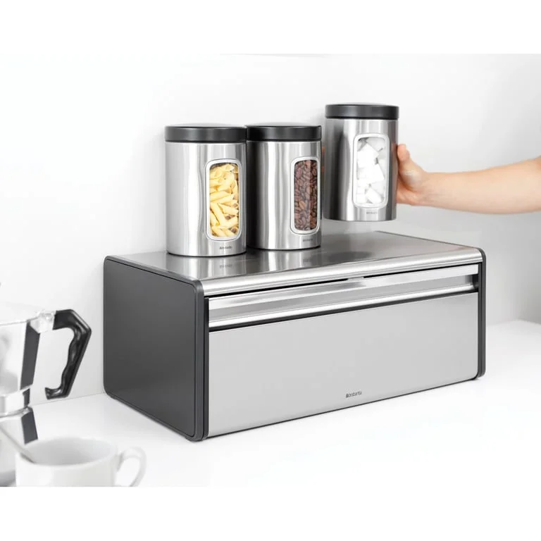 Bread Bin Brabantia, Fall Front Matt Black