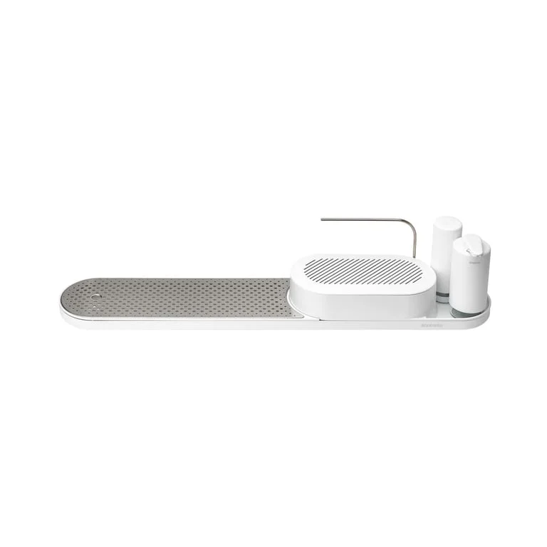 Set de organizare pentru chiuvetă  Brabantia SinkStyle Mineral Fresh White, 4 bucăți
