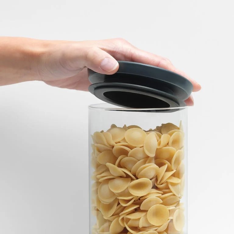 Glass Jar Brabantia, 0.6 L Dark Grey