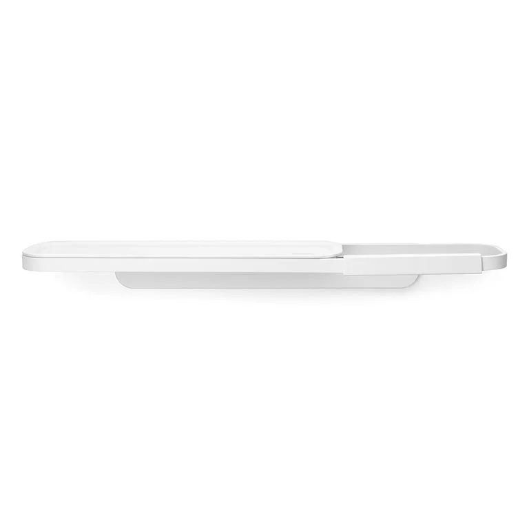 Suport pentru hârtie igienică cu raft Brabantia MindSet Mineral Fresh White
