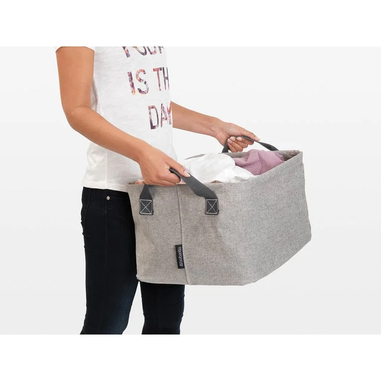 Laundry Basket Brabantia Linn 35 L, Grey, Foldable