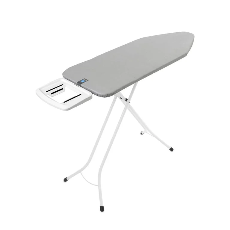 Masă de călcat Brabantia C 124x45cm cu suport solid pentru fier de călcat, Metallised