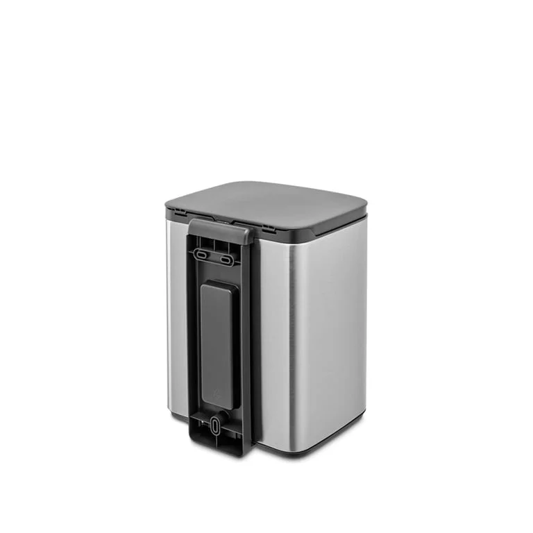 Coș de gunoi Brabantia Bo Small 7L, Matt Steel, Fingerprint proof