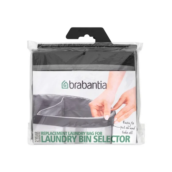 Sac pentru coș de rufe Brabantia Selector 55L, Grey