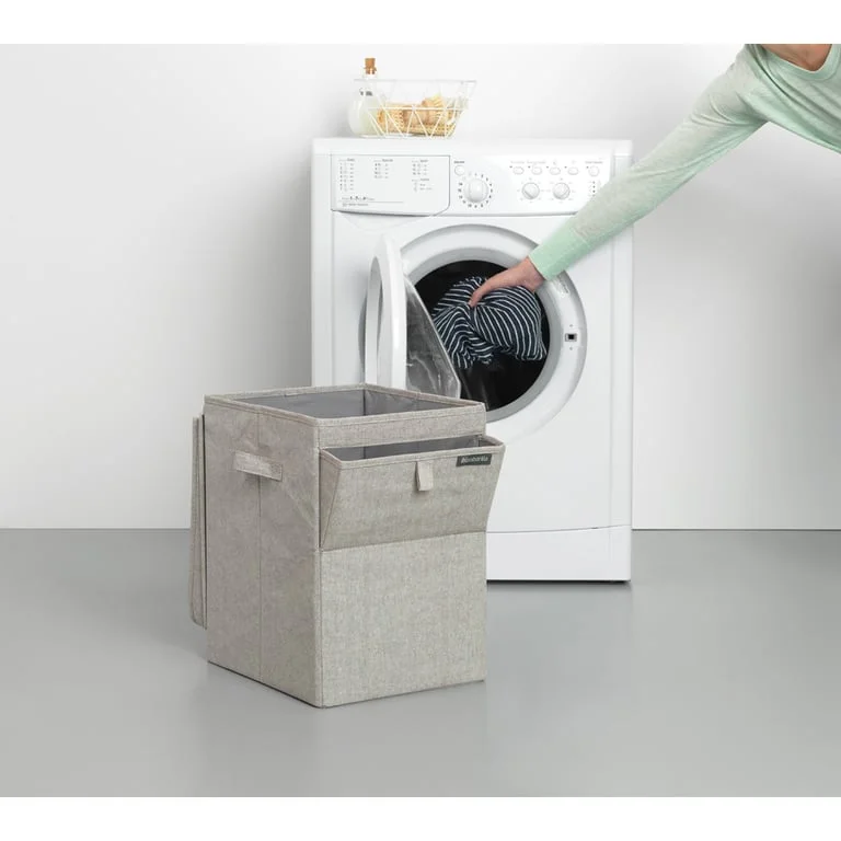 Stackable Laundry Box Brabantia Linn, 35L Grey