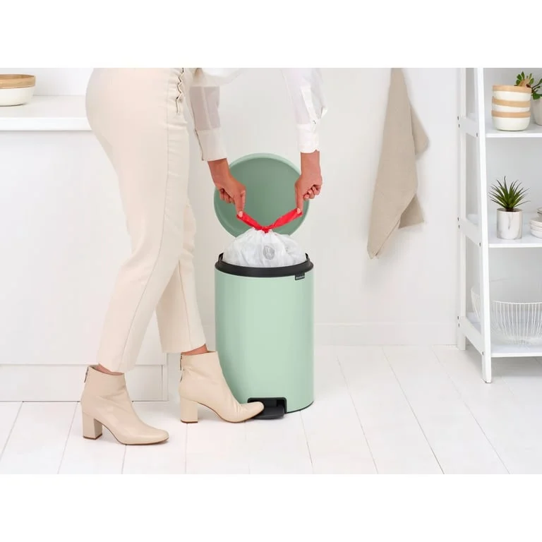 Coș de gunoi cu pedală Brabantia NewIcon 20L, Jade Green