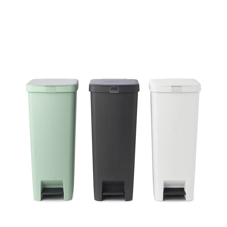 Coș de gunoi cu pedală Brabantia StepUp 40L, Light Grey