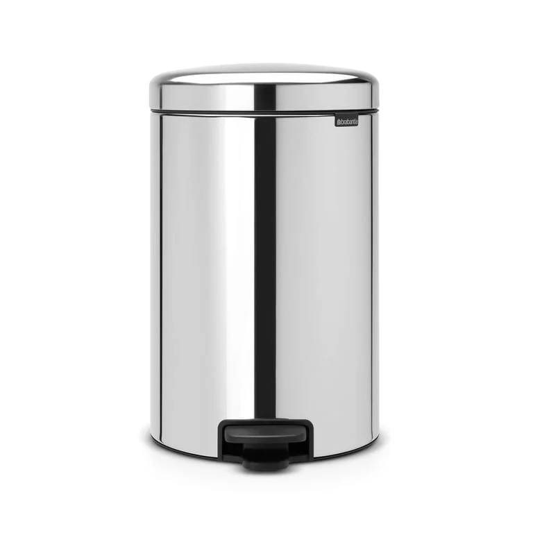 Waste Bin NewIcon Brabantia 20L Brilliant Steel