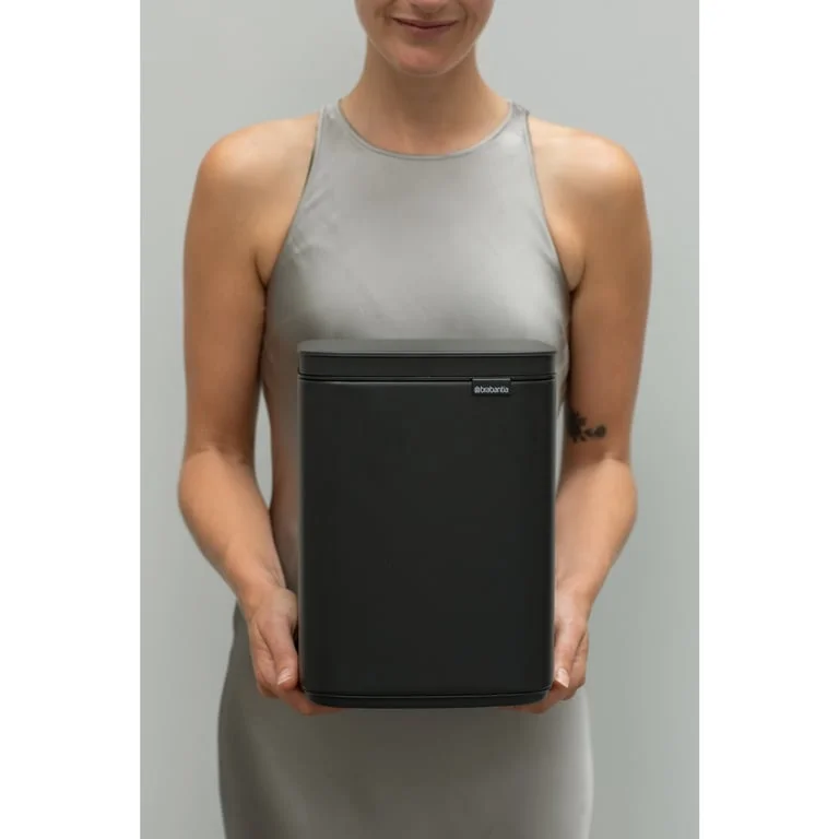 Coș de gunoi Brabantia Bo Small 4L, Mineral Infinite Grey