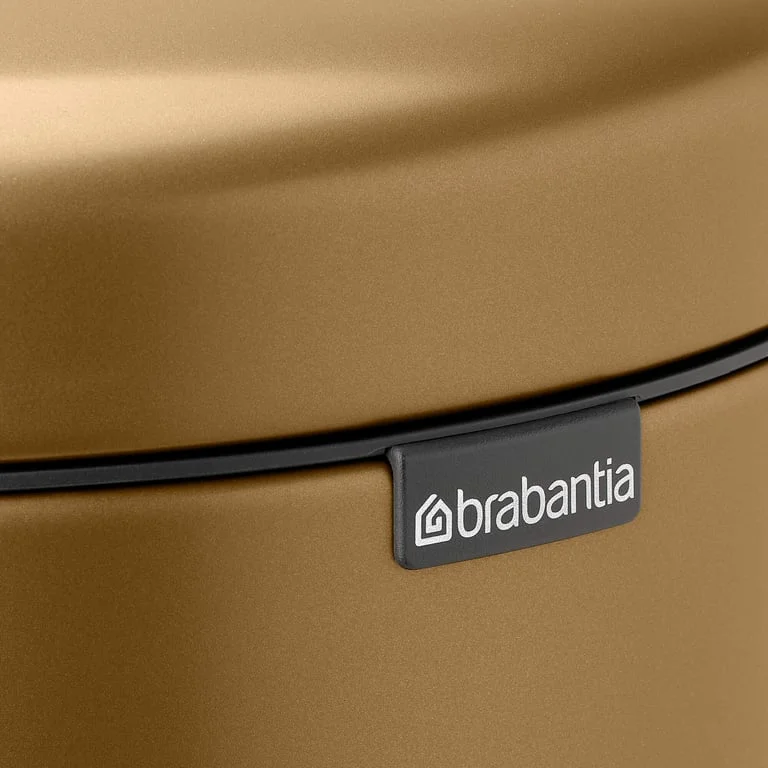 Coș de gunoi cu pedală Brabantia NewIcon 5L, Warm Brass