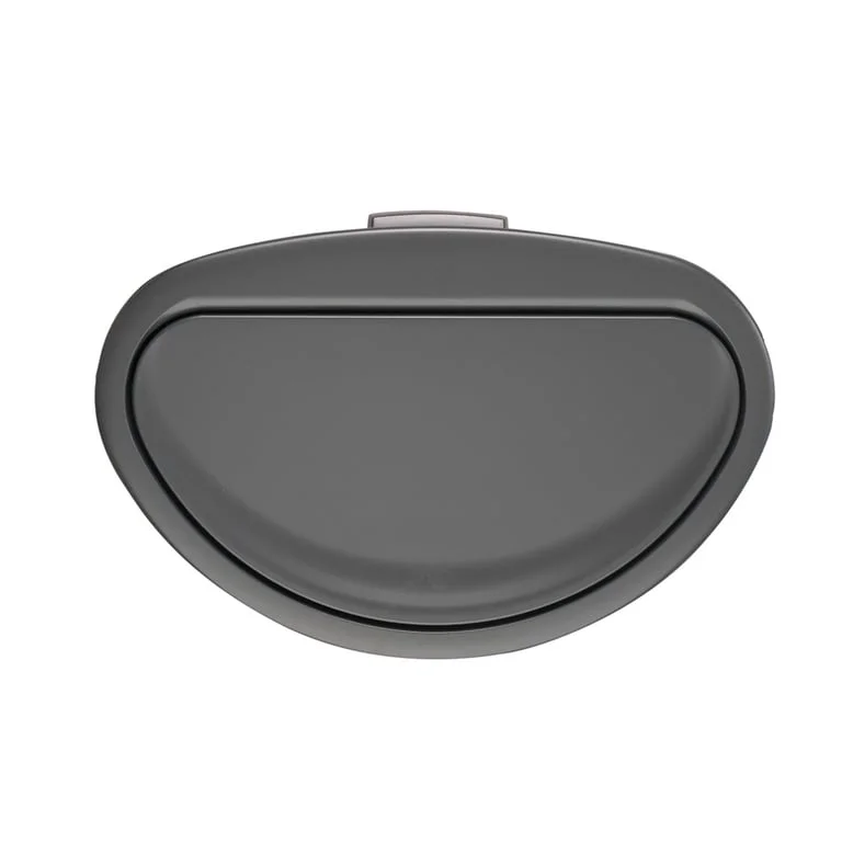 Coș de gunoi Brabantia Touch New 40L, Matt Black, capac metalic