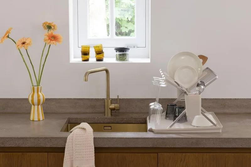 Foldable Dish Rack Brabantia, Soft Beige, Large