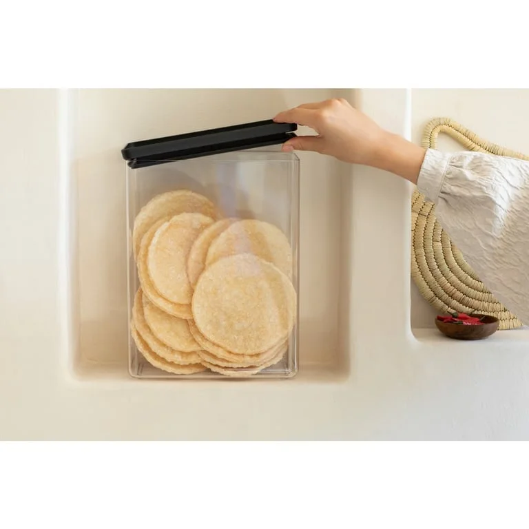 Canister Brabantia Tasty+ Stackable 5.4L, Dark Grey