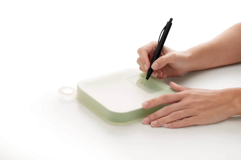 Pungă reutilizabilă pentru sandvișuri Lekue 17,5 x H 2,5 cm, silicon