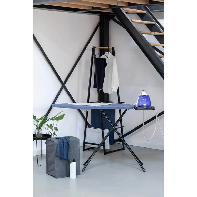 Ironing Board Brabantia C 124x45cm, Solid Steam Unit Holder, Denim Blue