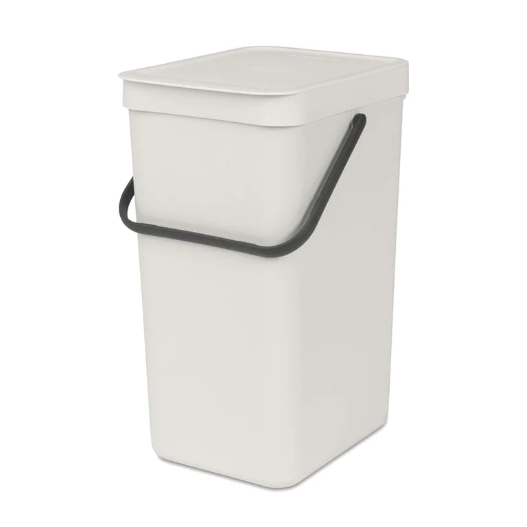 Coș de colectare selectivă Brabantia Sort&Go 16L, Light Grey