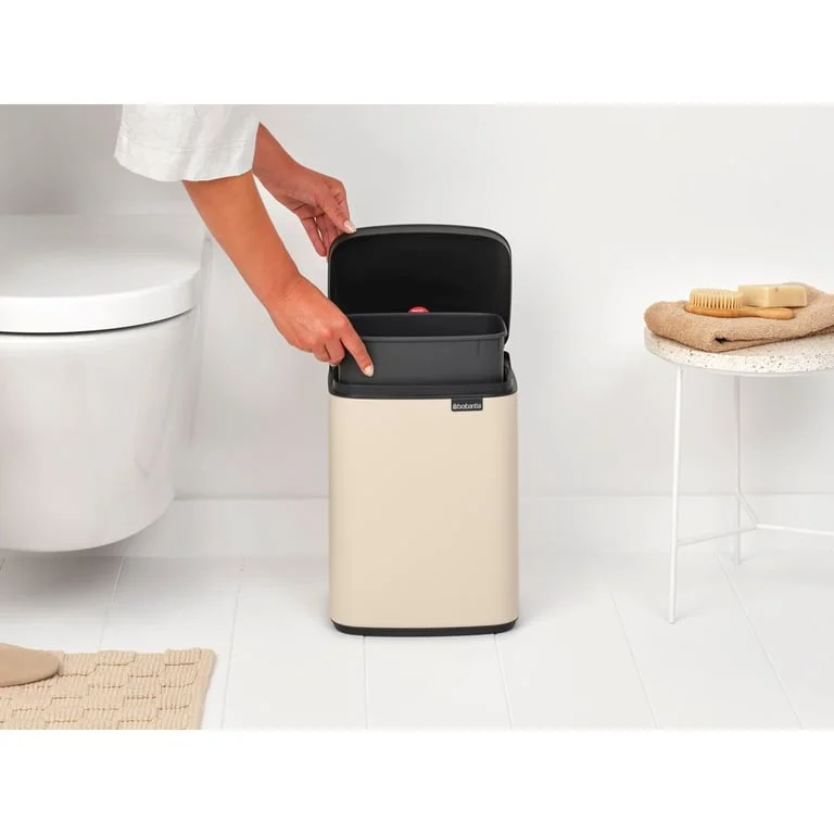Coș de gunoi Brabantia Bo Small 7L, Soft Beige