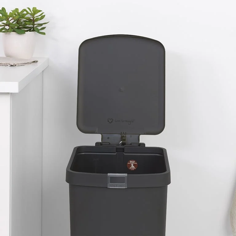 Coș de gunoi cu pedală Brabantia StepUp 40L, Dark Grey