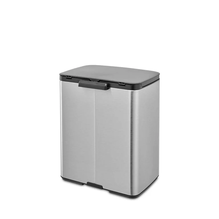 Coș de gunoi Brabantia Bo Small 12L, Matt Steel, Fingerprint proof